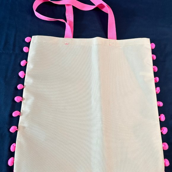Flamingo Shoulder Beach Bag - Picture 3 of 3